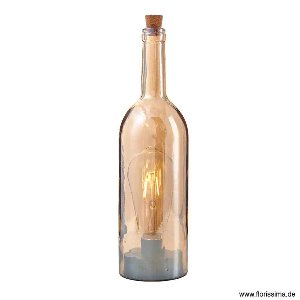 LED GLAS FLASCHE MIT GLÜHBIRNE