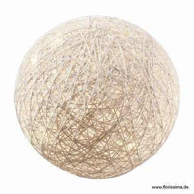 LED PAPIERBALL MIT TIMER Ø