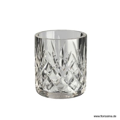 GLAS WINDLICHT DIAMANT 6X8CM