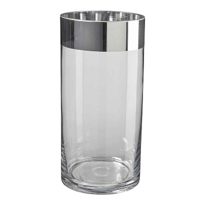 GLAS VASE ZYLINDER MIT