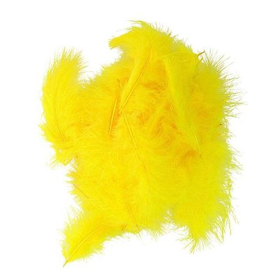 FEDER MARABOU 8-12CM 30G GELB