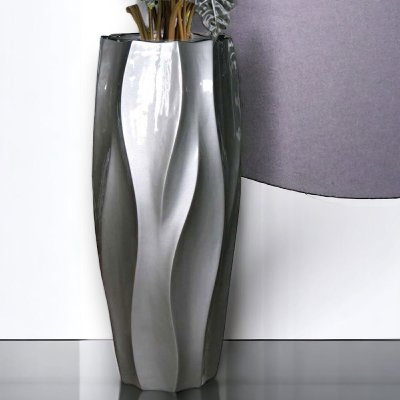 GLASFASER VASE HELIX