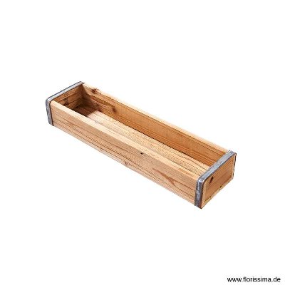 HOLZ BOX RECHTECKIG 47X12CM