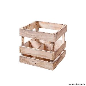 HOLZ FLASCHENKISTE 4 FLASCHEN