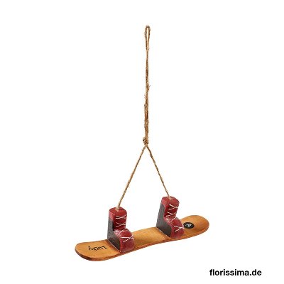 HOLZ SNOWBOARD MIT SCHUHEN ZUM