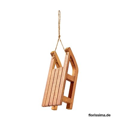 HOLZ SCHLITTEN ZUM HÄNGEN