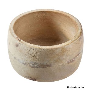 HOLZ SCHALE RUND Ø 15CM NATUR