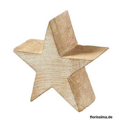 HOLZ STERN ZUM STEHEN ODER