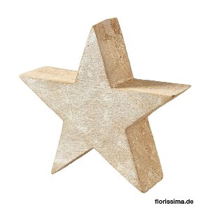 HOLZ STERN ZUM STEHEN UND