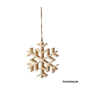 HOLZ SCHNEEFLOCKE DICK ZUM