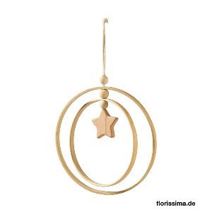 HOLZ RING IM RING MIT STERN