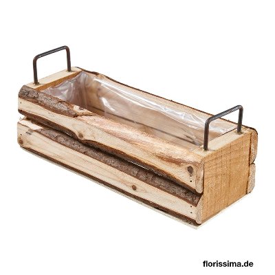 HOLZ KASTEN RECHTECKIG 2GRIFFE