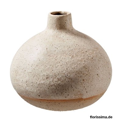 KERAMIK VASE BAUCHIG 13X11CM