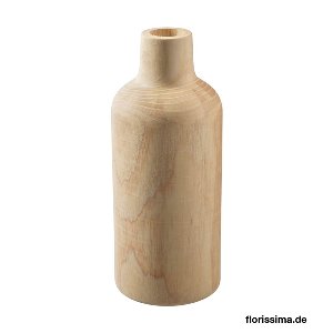 HOLZ VASE 8,5X20CM NATUR