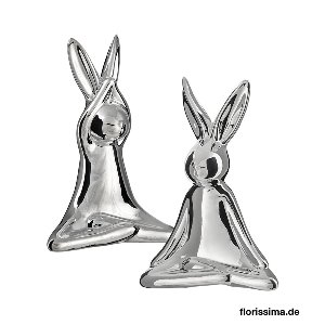 POLY HASE S/2 10X15CM SILBER