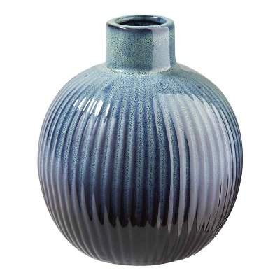 KERAMIK VASE KUGELIG H 16CM