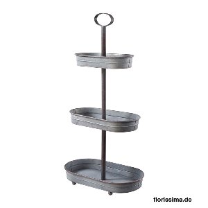 METALL ETAGERE X 3 39X74CM