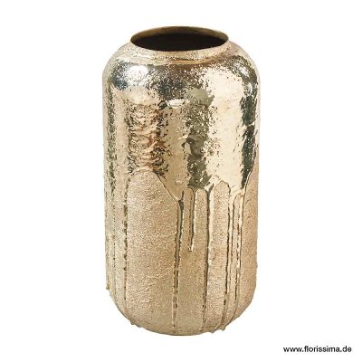 METALL VASE HOCH 15X28CM