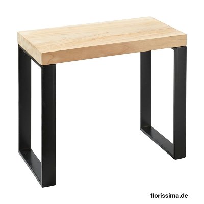 METALL HOLZHOCKER 46X39CM