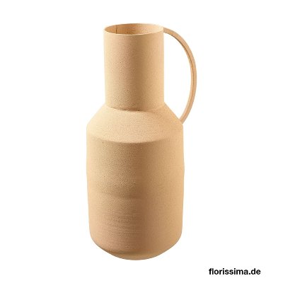 METALL VASE MIT GRIFF 14X25CM