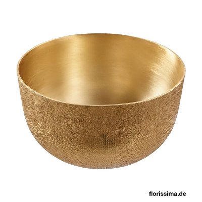 ALU SCHALE KONISCH 14X8CM GOLD