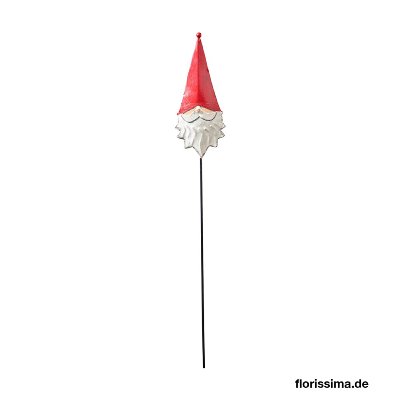 METALL SANTA AM STAB 81CM ROT