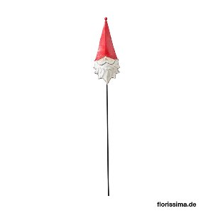 METALL SANTA AM STAB 81CM ROT