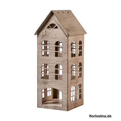 METALL HAUS 18X45CM GRAU