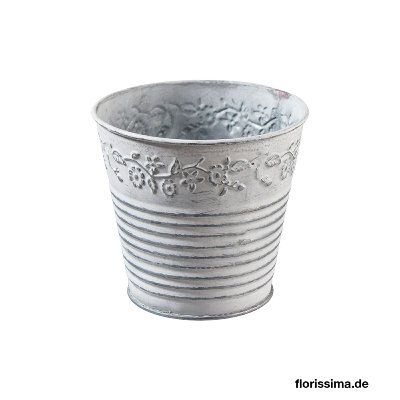 METALL ÜBERTOPF RUND 11X10CM