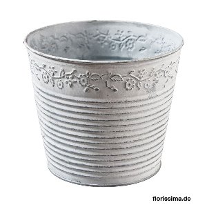 METALL ÜBERTOPF RUND 15X13CM