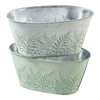 ZINK JARDINIERE FARN SET 2