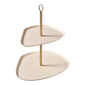 METALL ETAGERE 34X40CM CREME