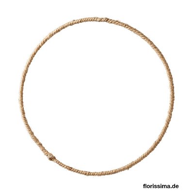 JUTE RING ZUM HÄNGEN Ø 30CM