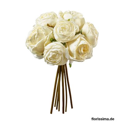 KUNST ROSEN BOUQUET L 28CM