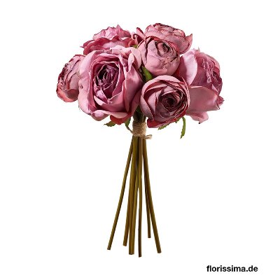 KUNST ROSEN BOUQUET L 28CM