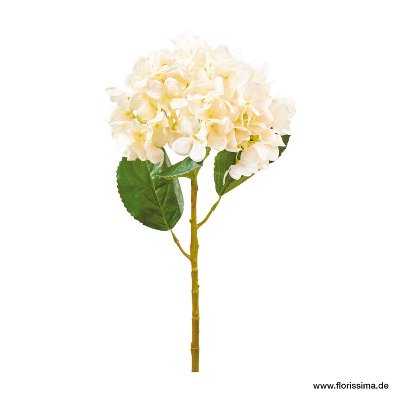 KUNST HORTENSIE L 58CM CREME