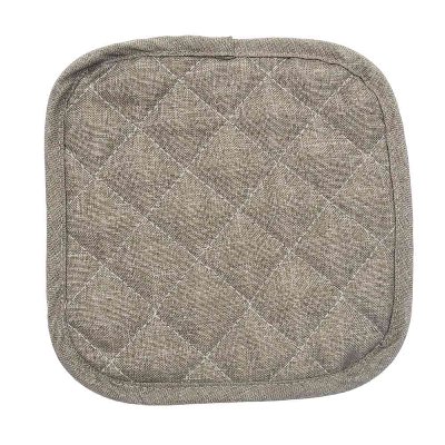 STOFF TOPFLAPPEN 20X20CM BRAUN