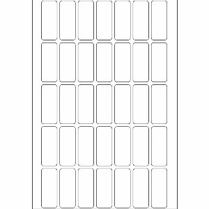 HERMA HAFTETIKETTEN L 12X30MM