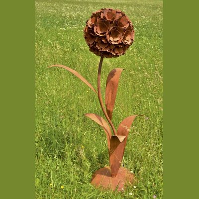 METALL PUSTEBLUME MIT 1 BLÜTE