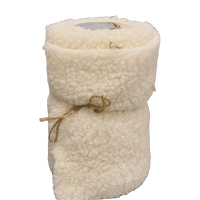 STOFF FLEECE ROLLE 140 CM 15CM CREME