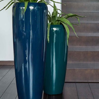 GLASFASER VASE HARMONIA H117CM