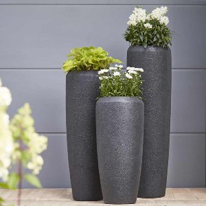 GLASFASER VASE HARMONIA