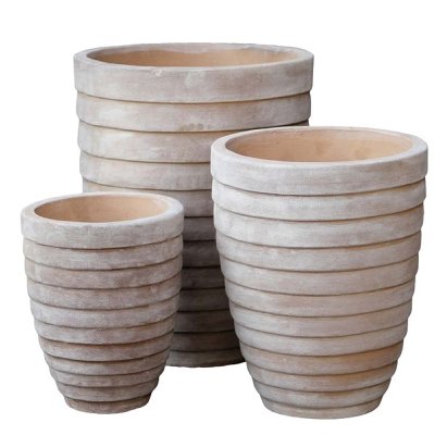 TERRAKOTTA VASE TCAT102 SET 3