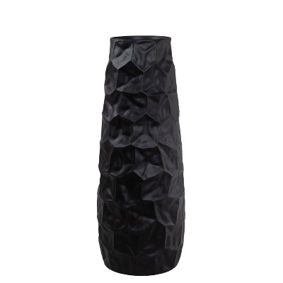 GLASFASER VASE FOLDED H 98CM