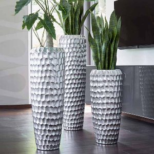 GLASFASER VASE GRACE H 97CM