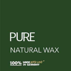 100% NATURAL WAX KERZE STUMPE