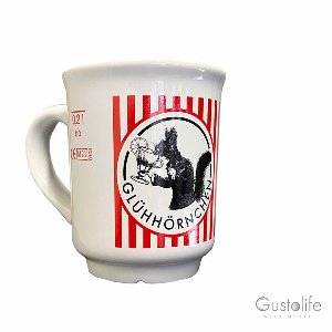 KERAMIK TASSE GLÜHHÖRNCHEN