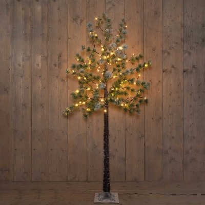 LED TANNENBAUM MIT SCHNEE 96