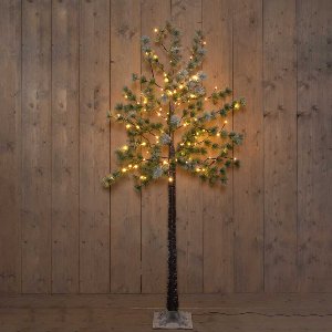 LED TANNENBAUM MIT SCHNEE 96