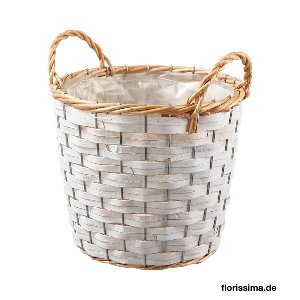 KORB RUND 2 GRIFFE 24X21CM